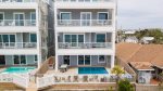 Furnished balconies on all levels