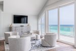 Spacious Top Floor King Master Bedroom Sitting Area with Beach Views 