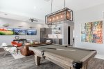 1st Floor Smaller Living Area with Pool Table and 3 TV`s