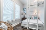 3rd Floor Twin over Queen Bunk Bedroom with Single Vanity and Shower