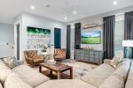 Spacious 2nd Floor Living Room with Plenty of Seating for Everyone