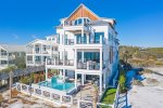 30A My Way sits directly on the sand in Inlet Beach Florida