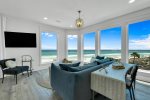 3rd floor premium king master suite living area overlooking the beach