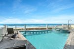 Ground Floor Beachfront Pool