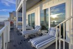 Lounge Chairs on Pool Deck