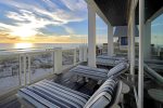 Lounge Chairs on Pool Deck