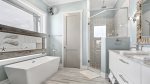 King master en-suite bathroom with soaking tub