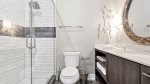 Single Vanity Full Bathroom with Shower