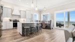 2nd Floor Open Concept Kitchen and Dining Area with Seating For Up to 13