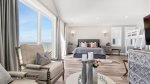 4th Floor Beachfront Family Suite With King Bed, Twin Bunk and Sitting Area