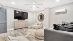 Ground Floor Media Room with Large Flatscreen TV