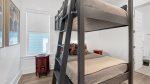 3rd floor queen over queen bunk room with connecting bathroom
