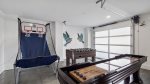 Game room in garage