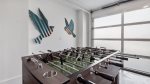 Game room in garage