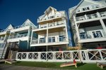 Furnished balconies on all levels with beach views