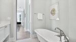 Large En-Suite Claw Foot Soaking Tub