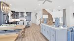 2nd floor dining and kitchen area