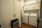 Ground Floor Washer and Dryer Along with Ice Maker