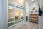 Hallway Twin over Twin Bunk Nook with Flatscreen TV