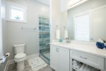 Private Ensuite for the Second Floor Queen over King Bunk