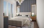 RENDERING OF BEACHFRONT MASTER BEDROOM OF PINEAPPLE PARADISE