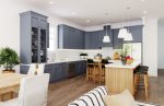RENDERING OF 2nd FLOOR KITCHEN OF PINEAPPLE PARADISE