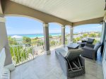 Master suite walkout balcony with beach views