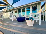 Firepit Area on Beachfront Deck