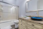 Bathroom with tub/shower combination