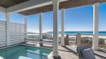 2nd floor deck area with private pool