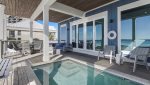 2nd floor deck area with private pool