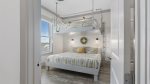 3rd floor queen over king bedroom, street view