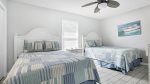 2nd floor two double beds