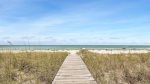 Boardwalk leading to beach