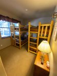 3rd bedroom with 2 bunk beds