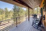 Scenic and peaceful decks with plenty of room to host