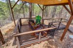 Extra Back Deck space for sitting in the cool mountain air