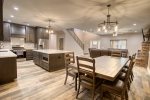 Open floor space for gathering