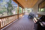 Amazing back porch for grilling and chilling