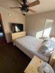 2nd Bedroom with TV and Queen bed
