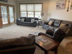 Living room with Queen sleeper sofa
