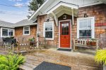 Front Entry at the Red Door Cottage
