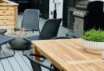 Outdoor sitting area with Fire Pit at Exhale Hideaway