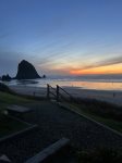 Sunset in Cannon Beach