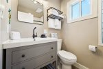 Main Floor Bathroom at Aunt Judys Beach House