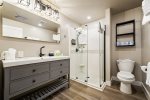 Upstairs Bathroom at Aunt Judys Beach House