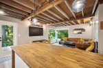 Kitchen with open floor plan at Aunt Judys Beach House