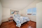 upstairs bedroom with queen bed at Endless Views