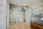 Primary Bedroom Walk-in Closet at Sea Dreams