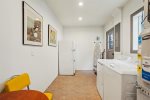 Laundry Room at Chapman Point Cottage